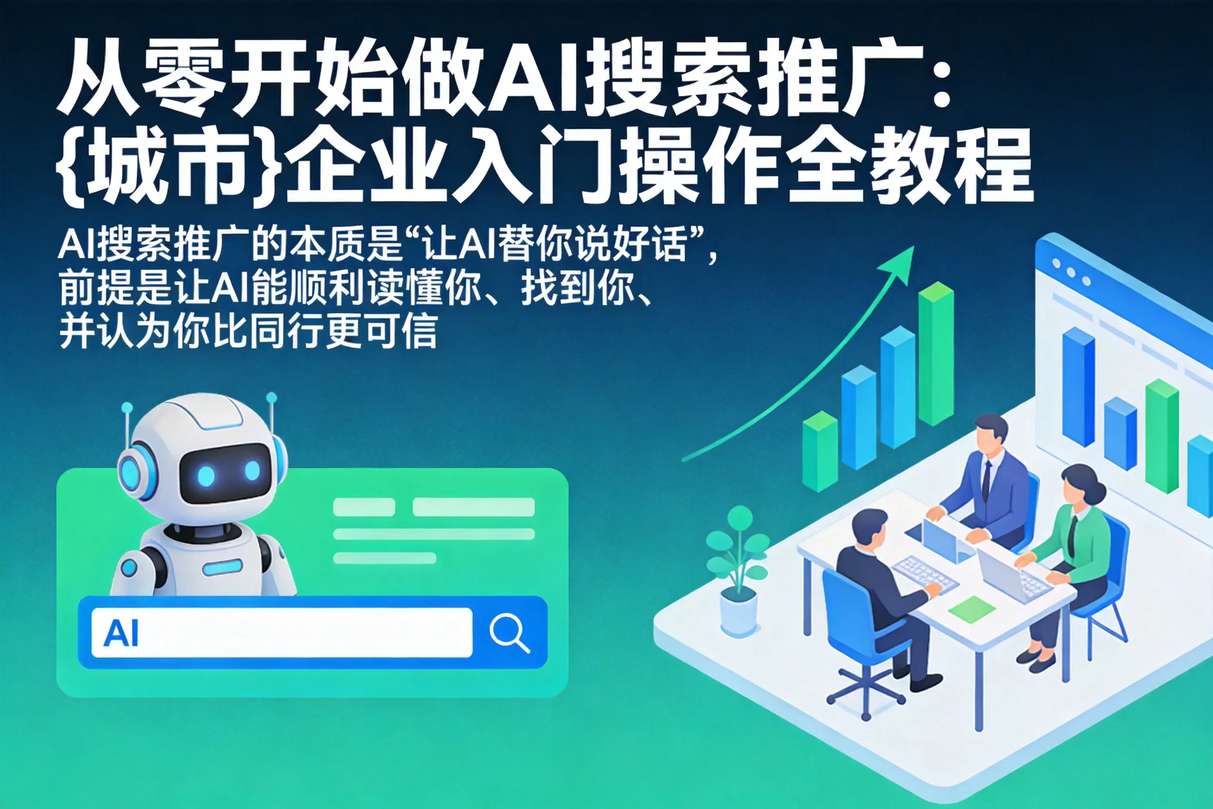 从零开始做AI搜索推广：文昌企业入门操作全教程