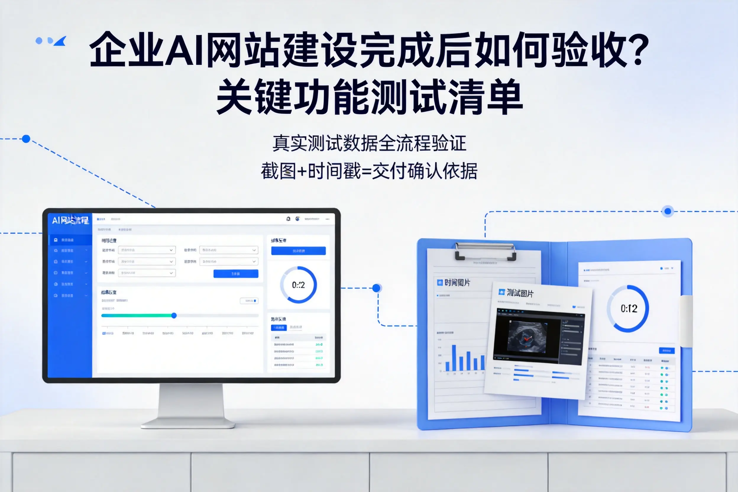文昌企业AI网站建设完成后如何验收？关键功能测试清单