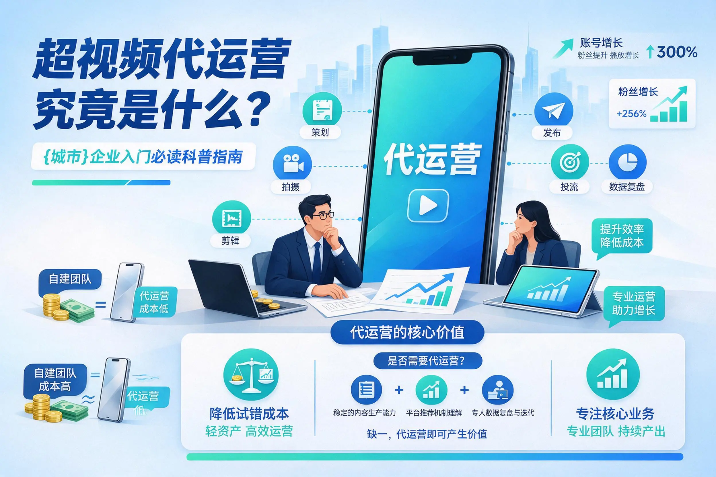 短视频代运营究竟是什么？文昌企业入门必读科普指南