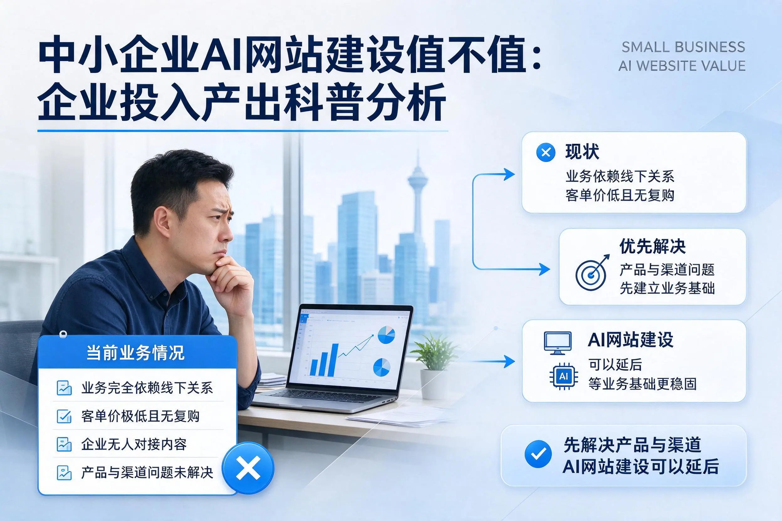 中小企业AI网站建设值不值:文昌企业投入产出科普分析