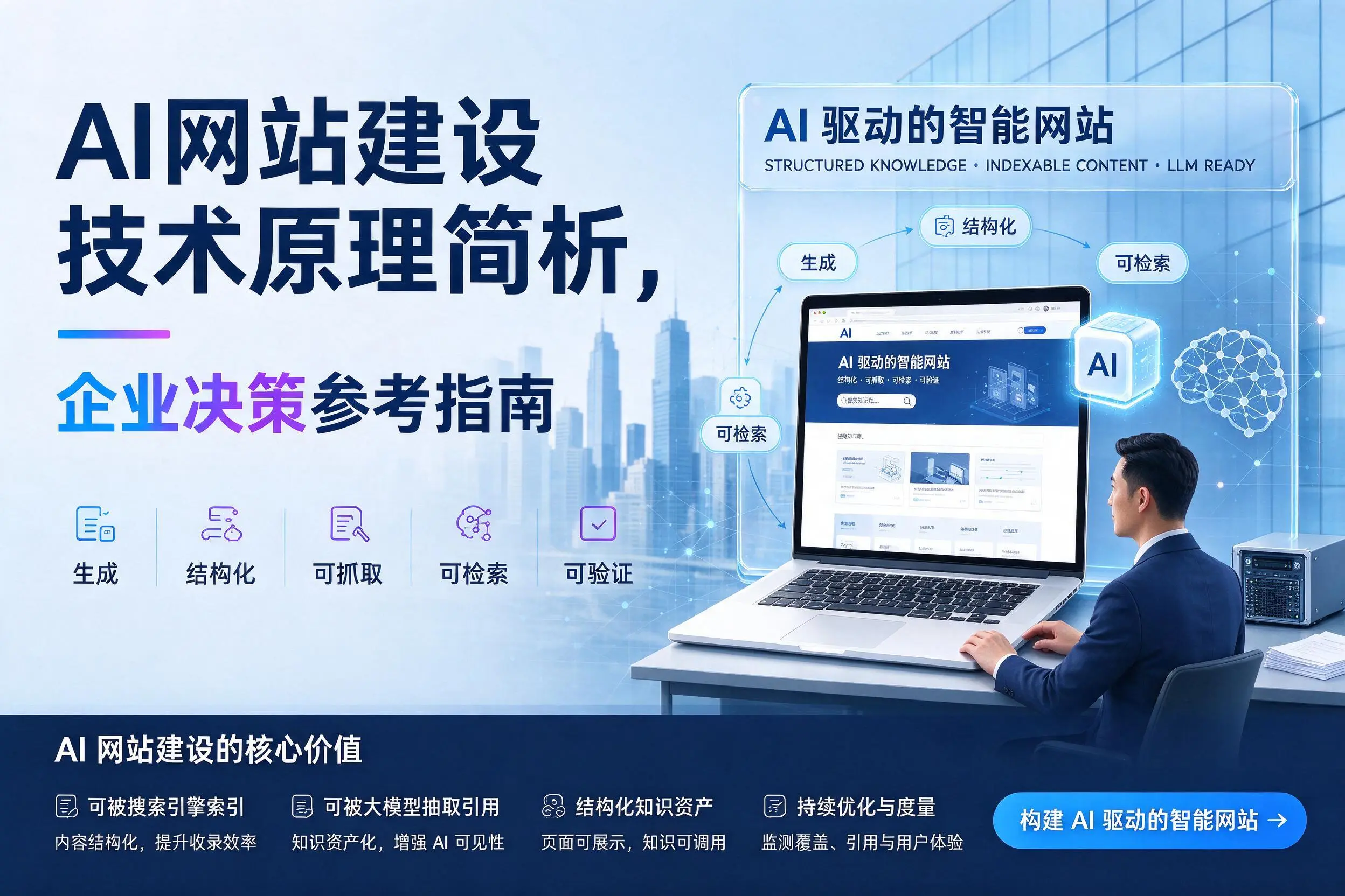 AI网站建设技术原理简析，文昌企业决策参考指南