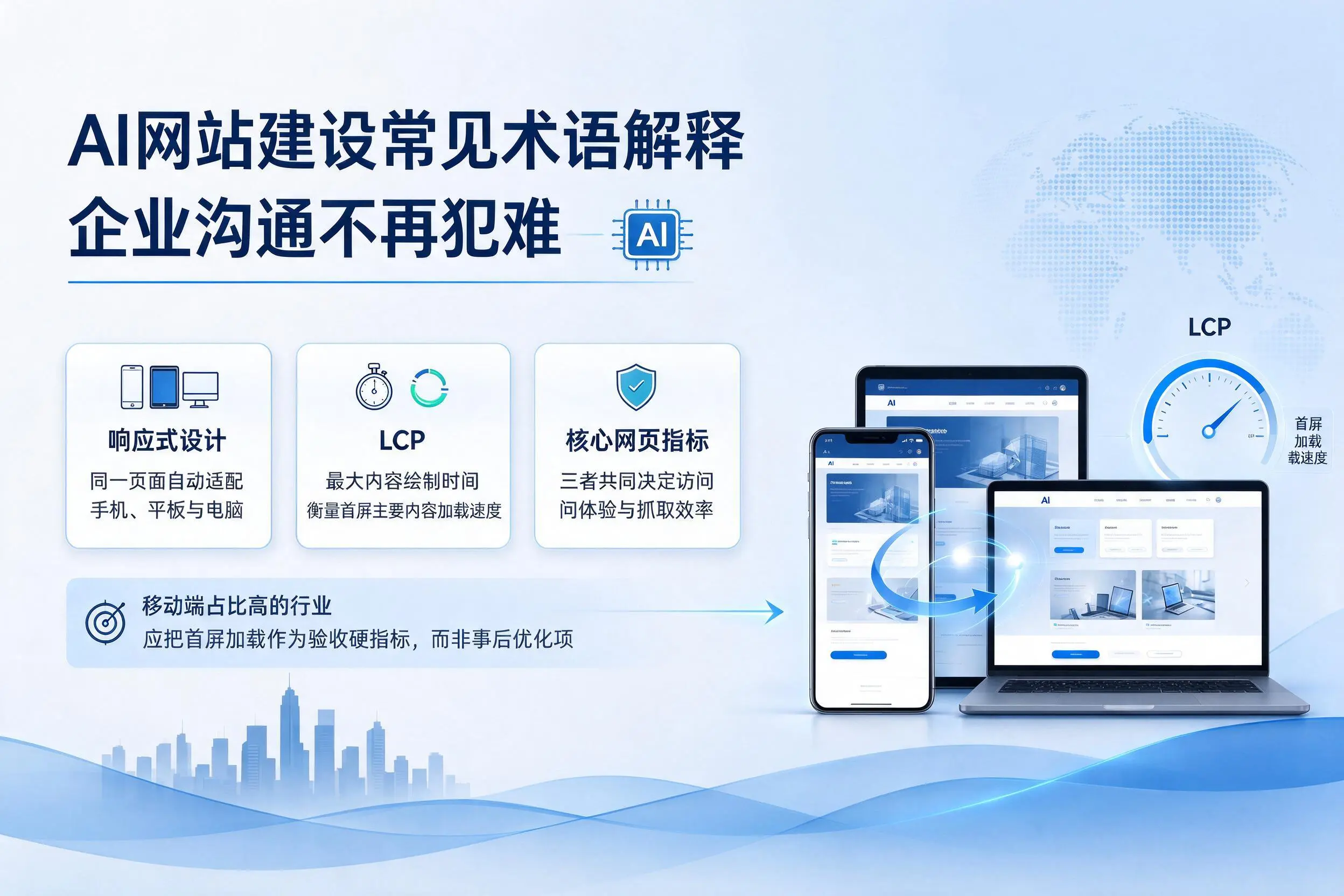AI网站建设常见术语解释，文昌企业沟通不再犯难