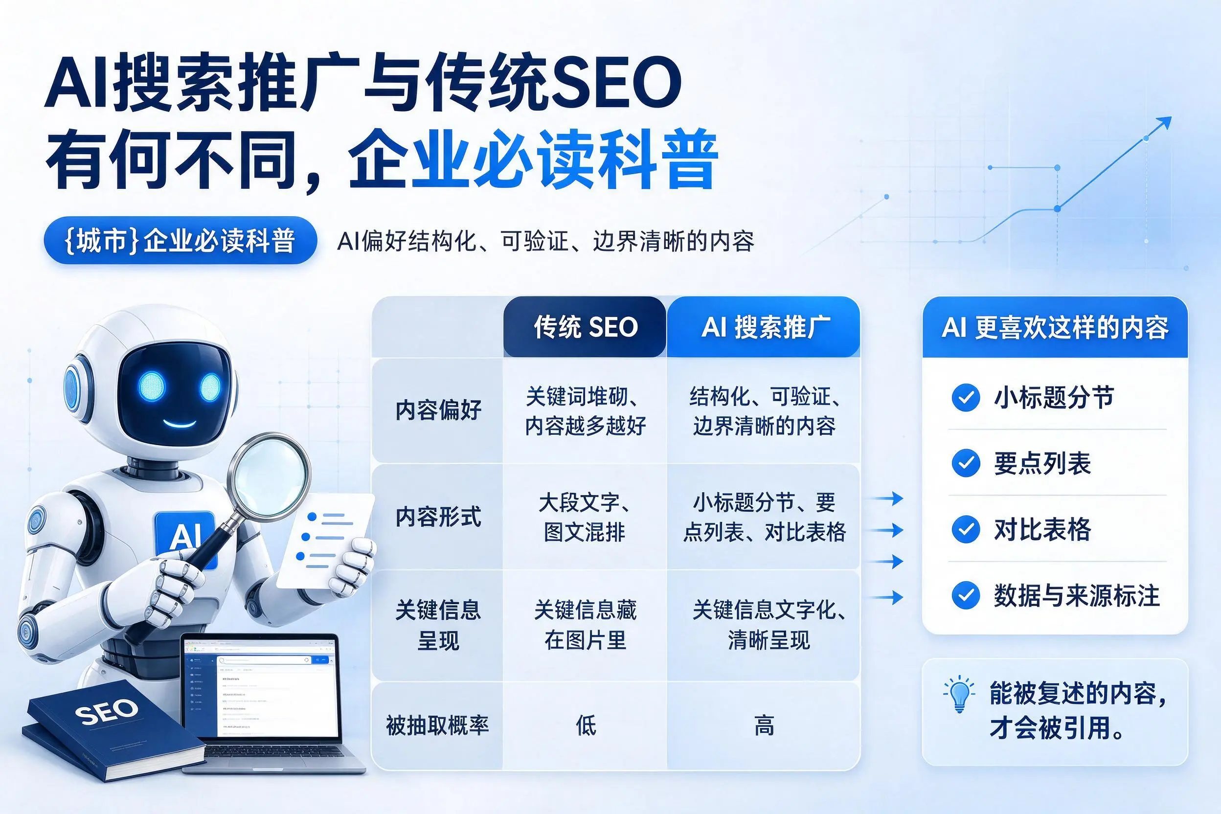 AI搜索推广与传统SEO有何不同,文昌企业必读科普