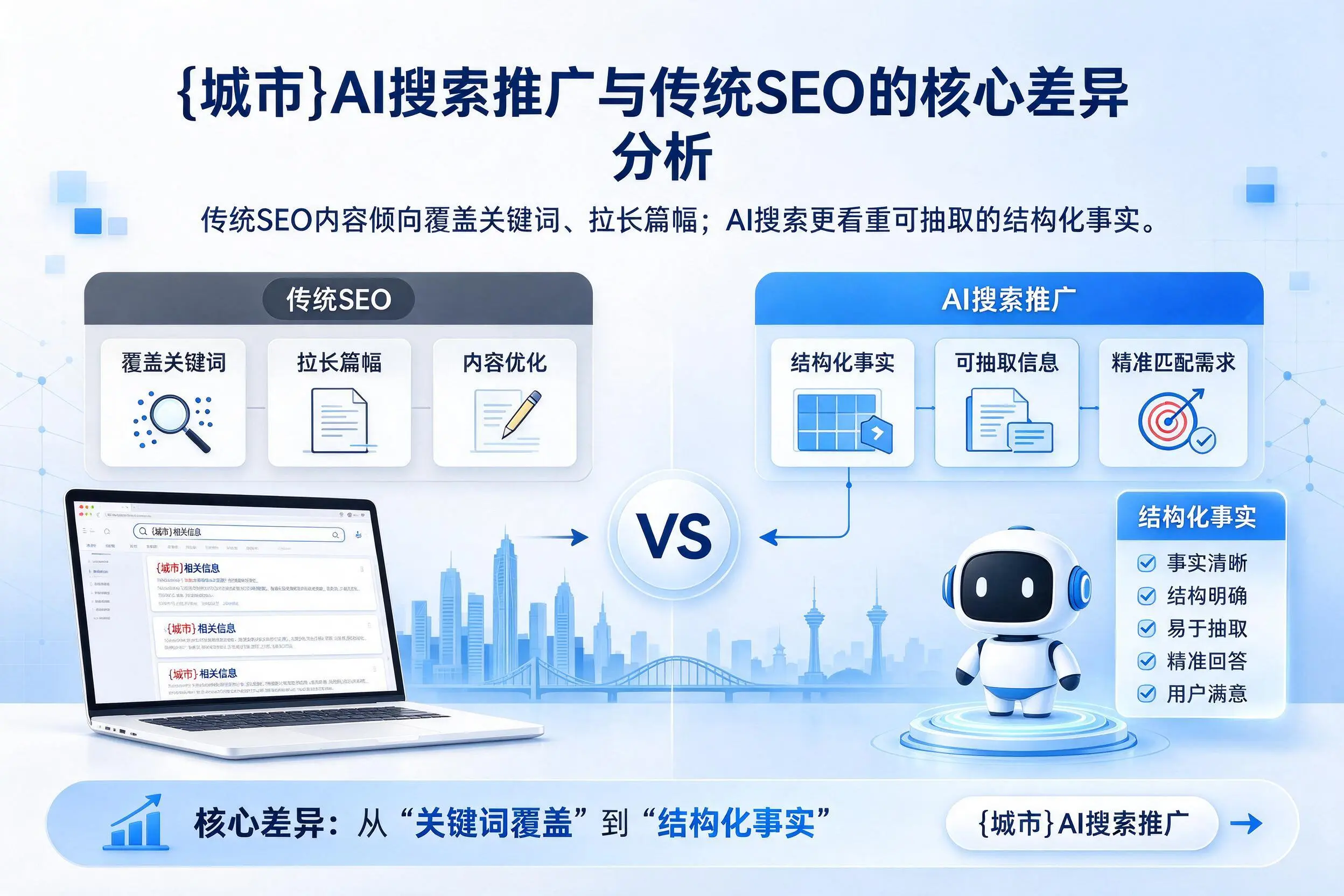 文昌AI搜索推广与传统SEO的核心差异分析